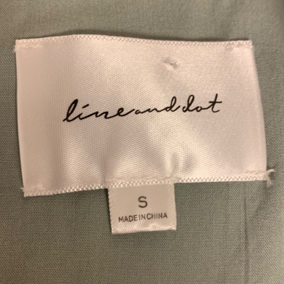 Line and Dot Maya Maxi Dress Glam Romantic Hoco Pinup Sexy Formal Womens Size S - Picture 5 of 11